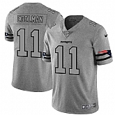 Nike Patriots 11 Julian Edelman 2019 Gray Gridiron Gray Vapor Untouchable Limited Jersey Dyin,baseball caps,new era cap wholesale,wholesale hats